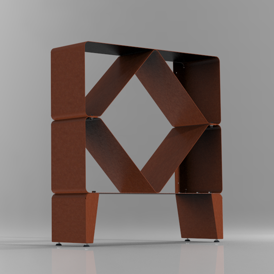 L’Bode Highland Log Store Corten Edition