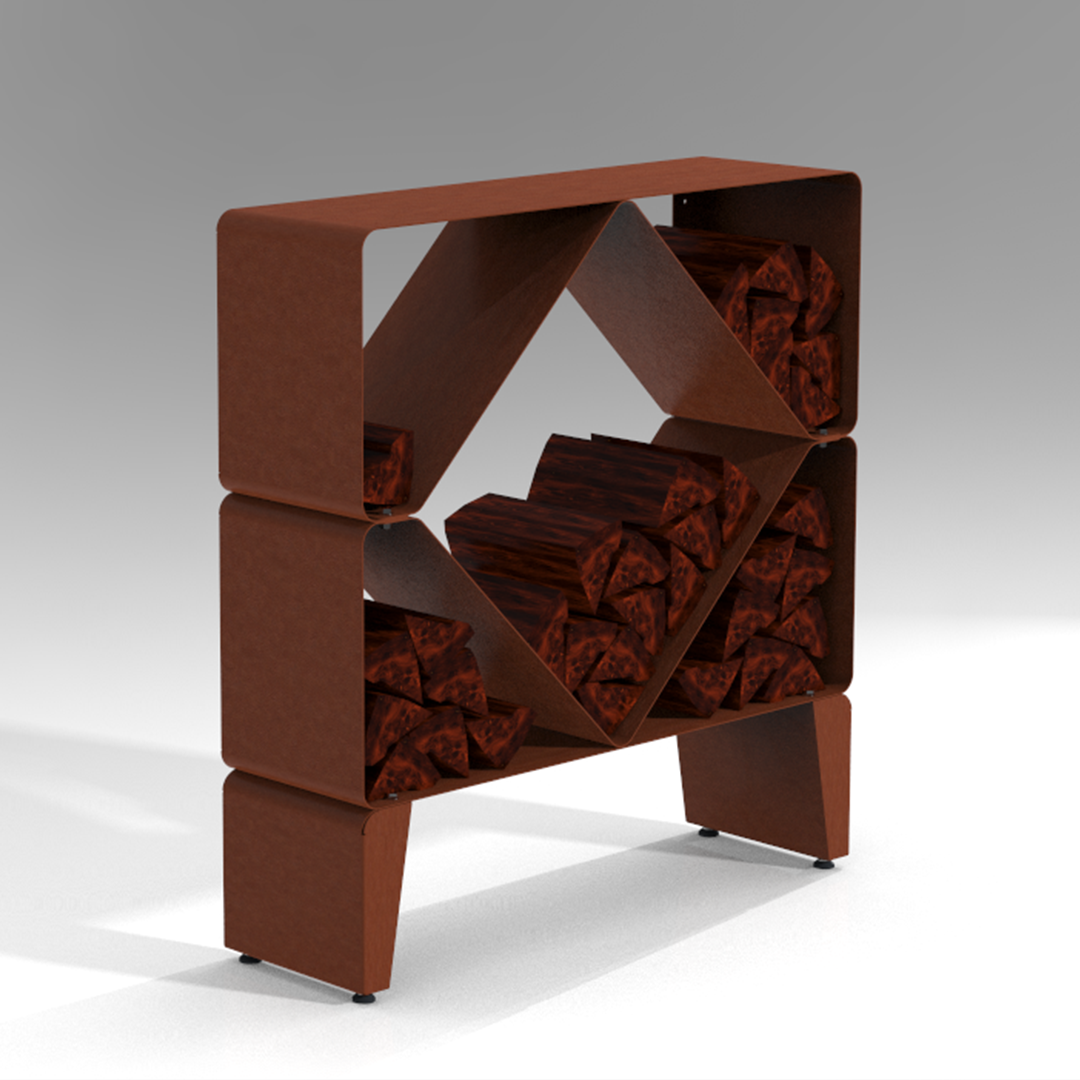 L’Bode Highland Log Store Corten Edition