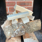 L'Bode kiln dried thin split logs